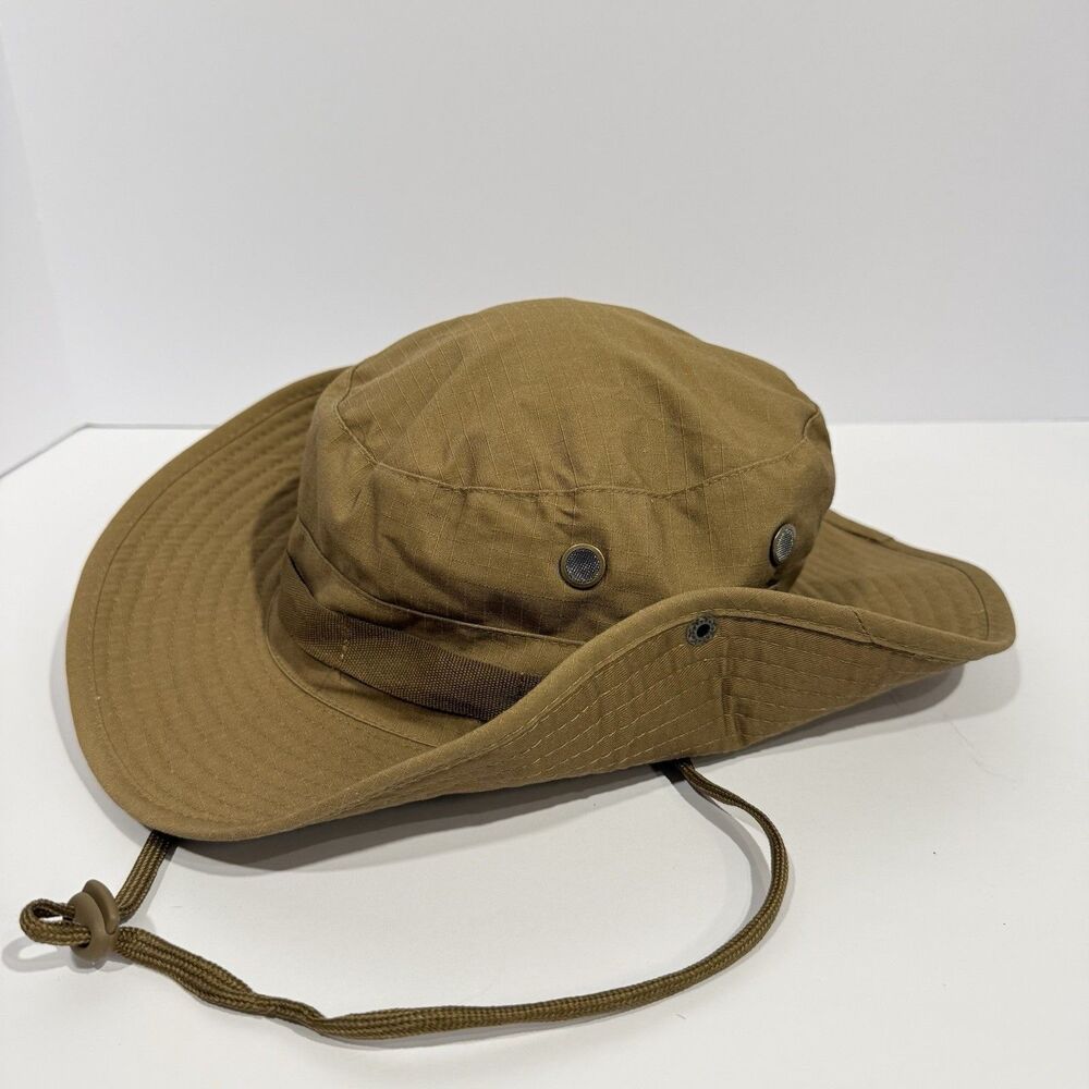HOT SUN HOT WEATHER TYPE II BOONIE TAN SIZE XL 60 - Picture 5 of 16